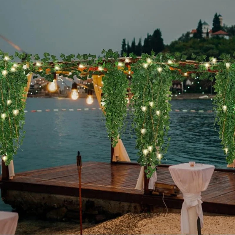 Green Ivy 210cm LED Light Stri - Wall Decor Lighting Tree recension och pris