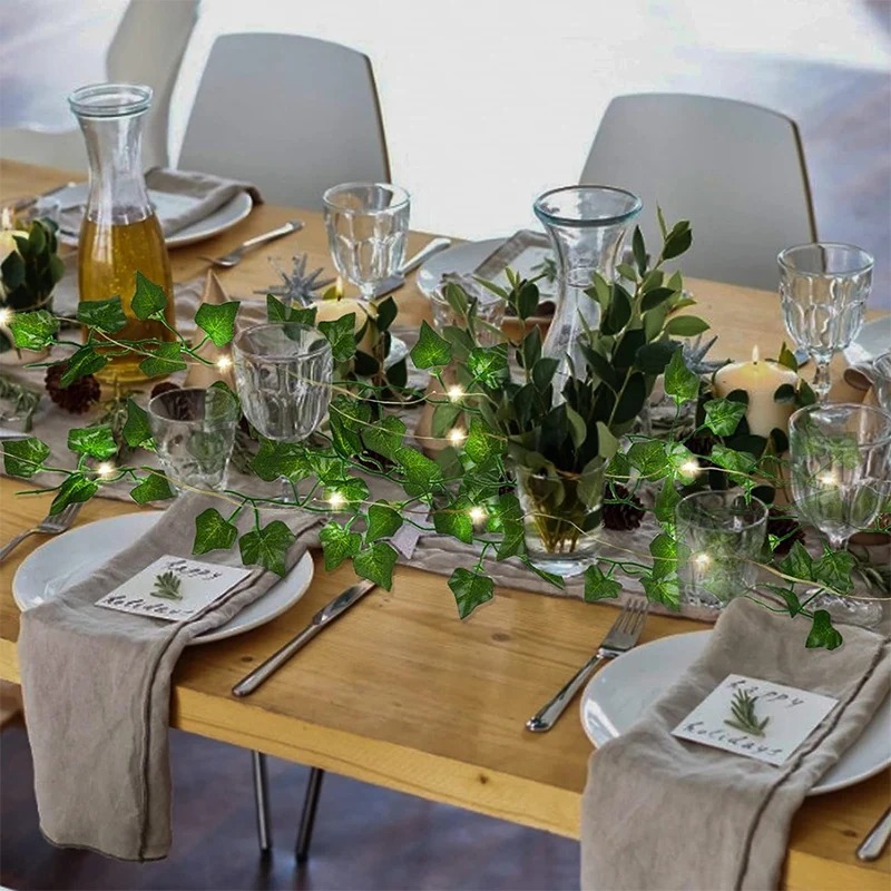 Green Ivy 210cm LED Light Stri - Wall Decor Lighting Tree recension och pris
