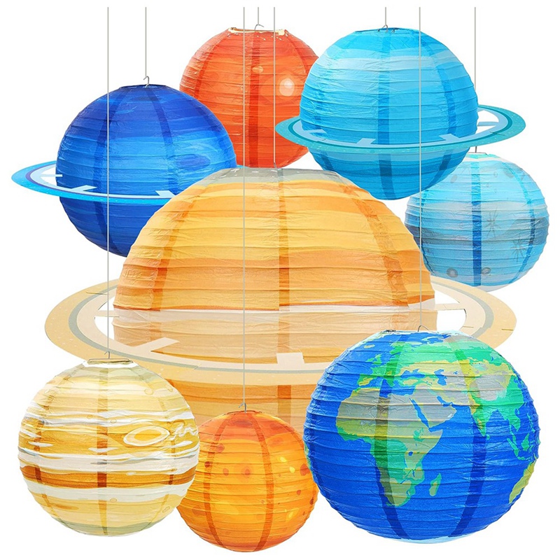 paper lantern 8Pcs Space Paper - Lantern Paper Solar recension och pris
