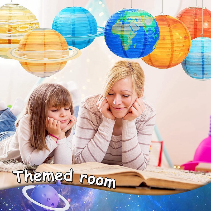 paper lantern 8Pcs Space Paper - Lantern Paper Solar recension och pris