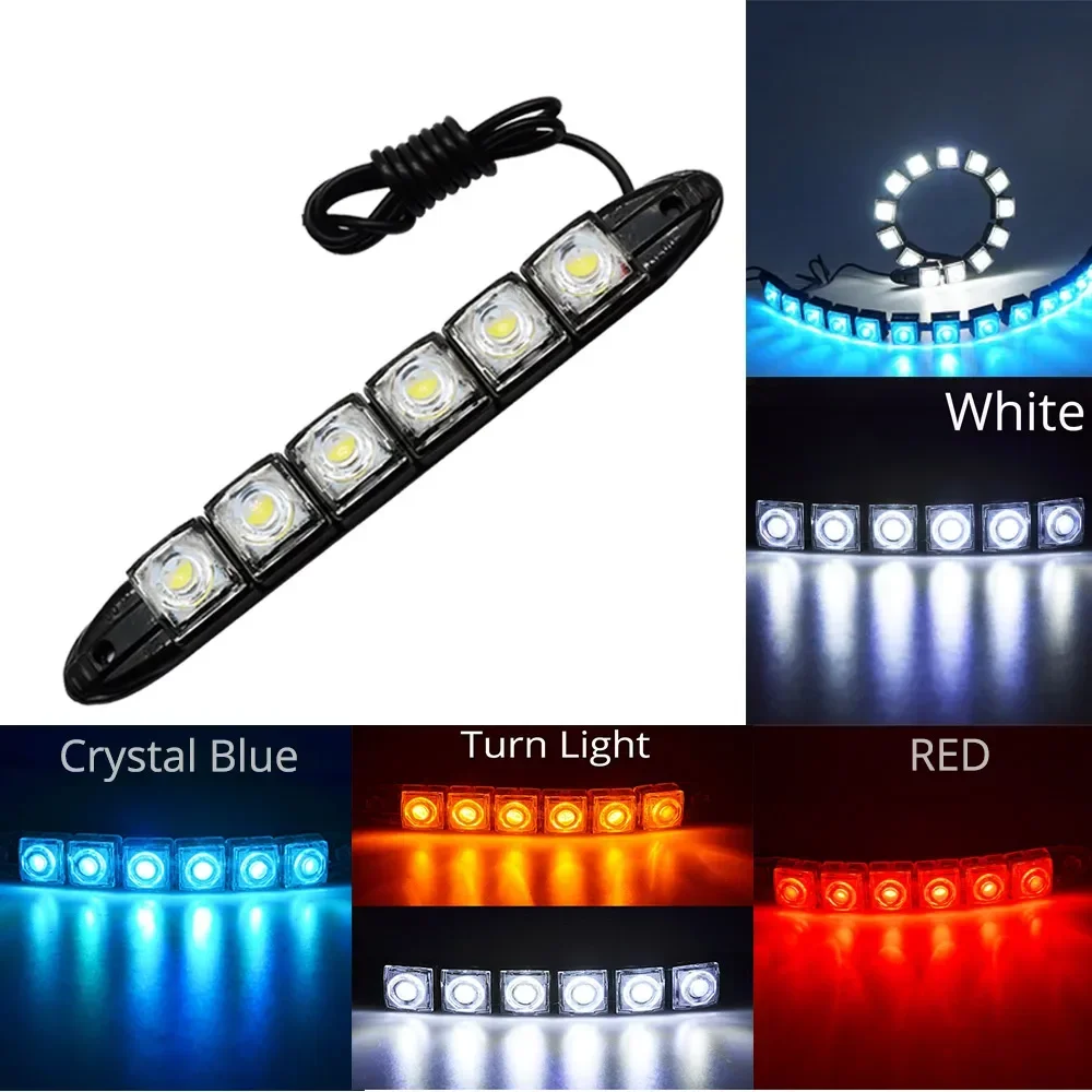 2PCS LED Waterproof DRL Light  - Ambient Led Strip recension och pris