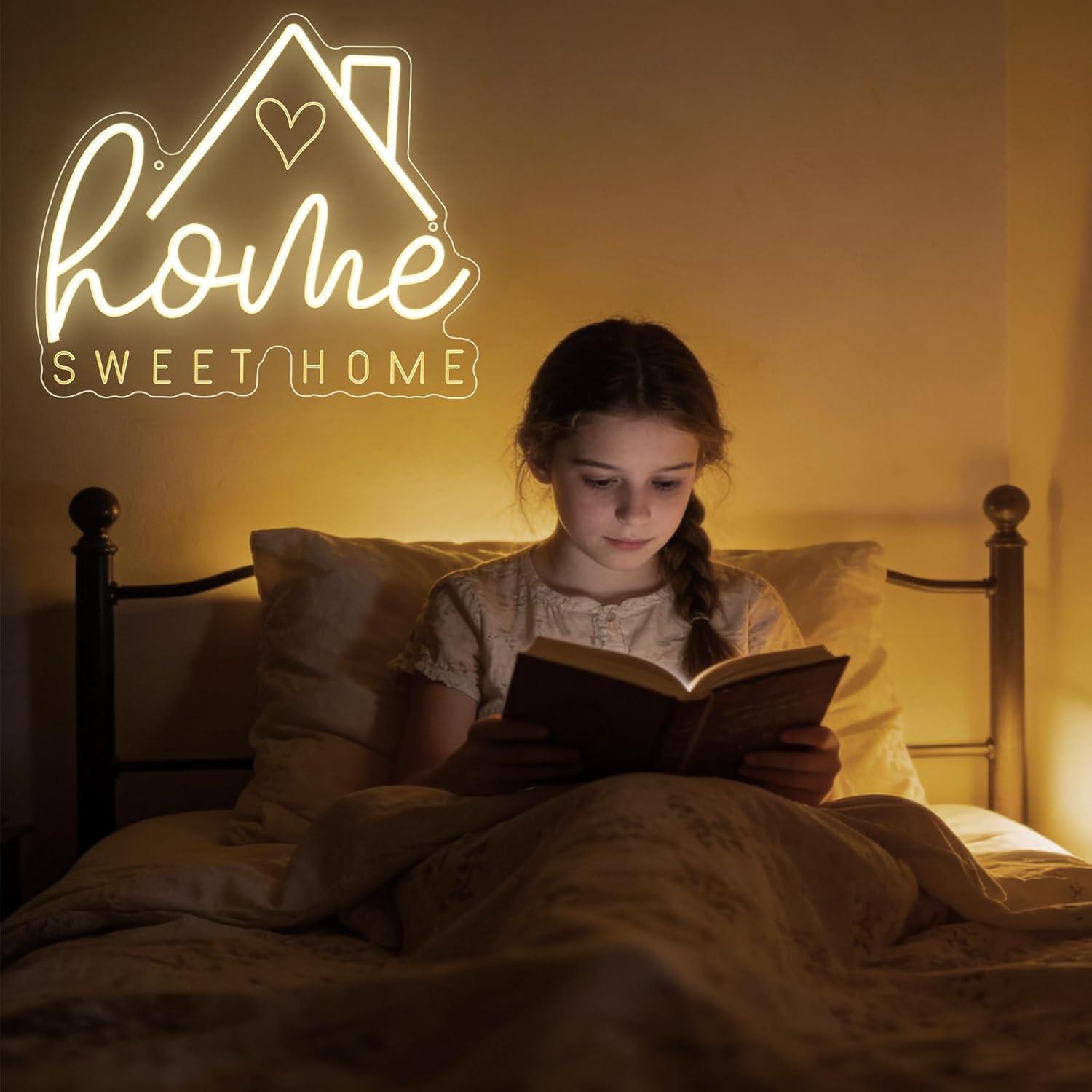 Sweet Home Neon Sign USB Dimma - Lighting Decor House recension och pris