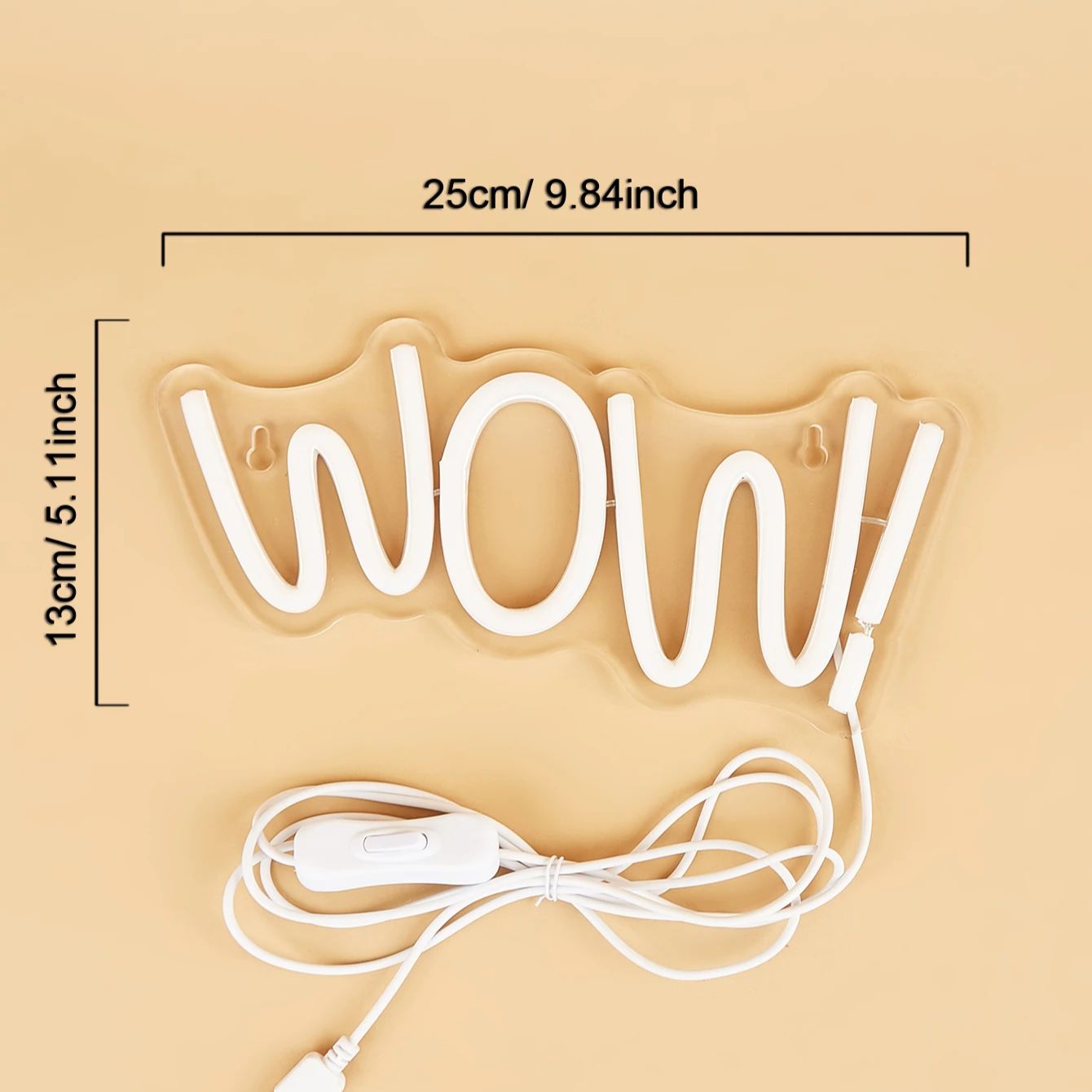 Chi-buy LED Neon WOW  USB Powe - Lighting Decor Wow recension och pris