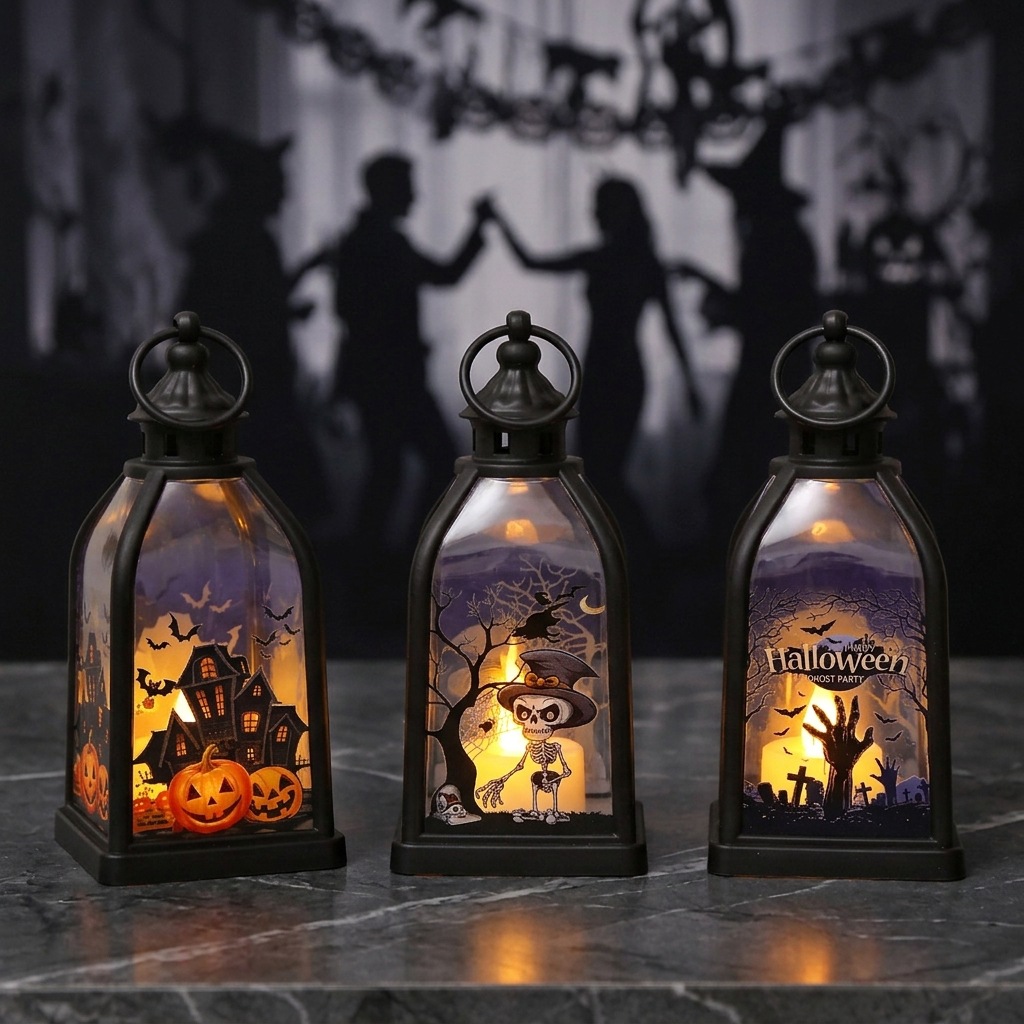 Halloween Ghost Castle Themed  - Lighting Decor House recension och pris