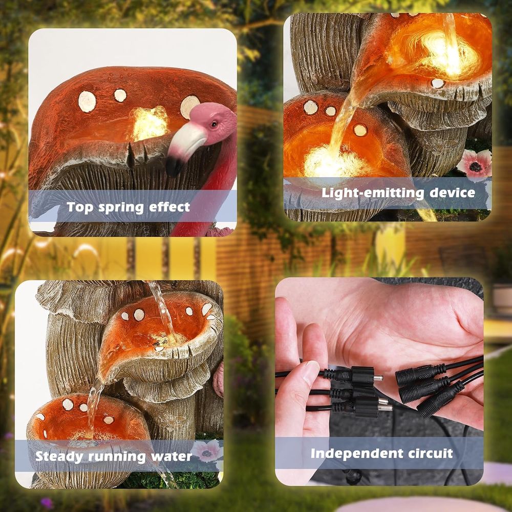 5 Tier Garden Waterfalls with  - Lighting Decor House recension och pris