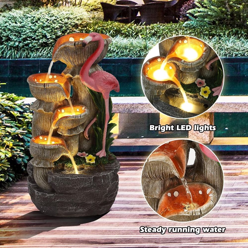 5 Tier Garden Waterfalls with  - Lighting Decor House recension och pris