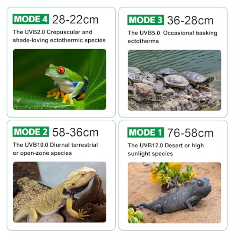 UVB Light for Reptiles with Di - Gecko Lighting & Decor recension och pris