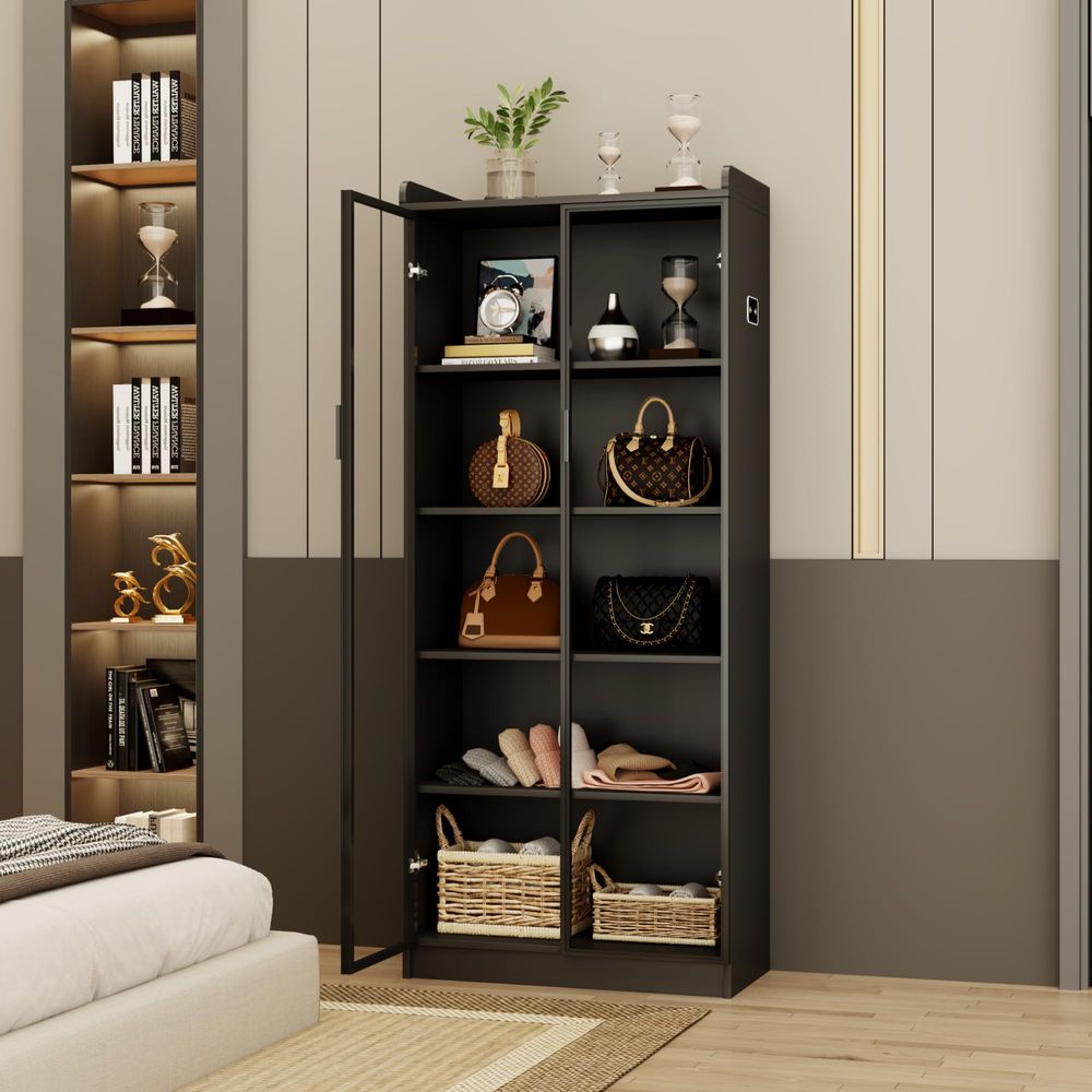 Display Cabinet with Adjustabl - Lighting & Home Decor Studio Photos recension och pris