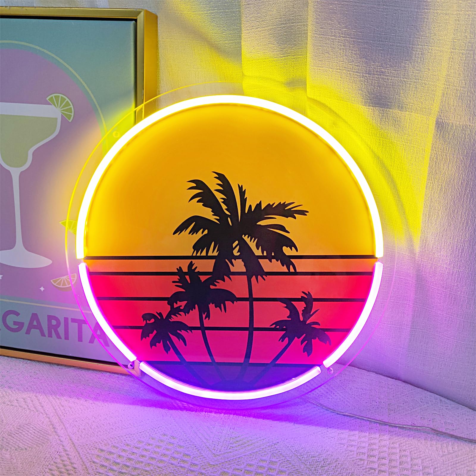 Sunset neon light suitable for - Wall Decor Lighting Tree recension och pris