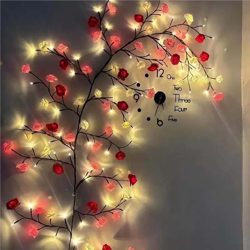 DIY Maple Leaf Rose Pendant US - Lighting Decor For Home recension och pris
