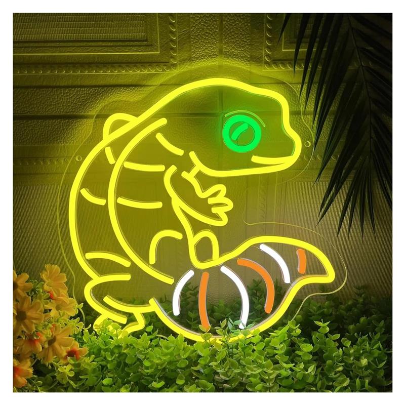 Gecko Shape Neon Sign Anime Li - Gecko Lighting & Decor recension och pris