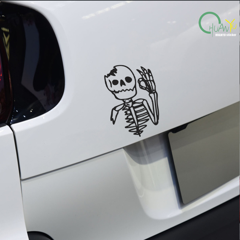 Funny OK Skull Car Sticker Bod - Ok Lighting Decor recension och pris