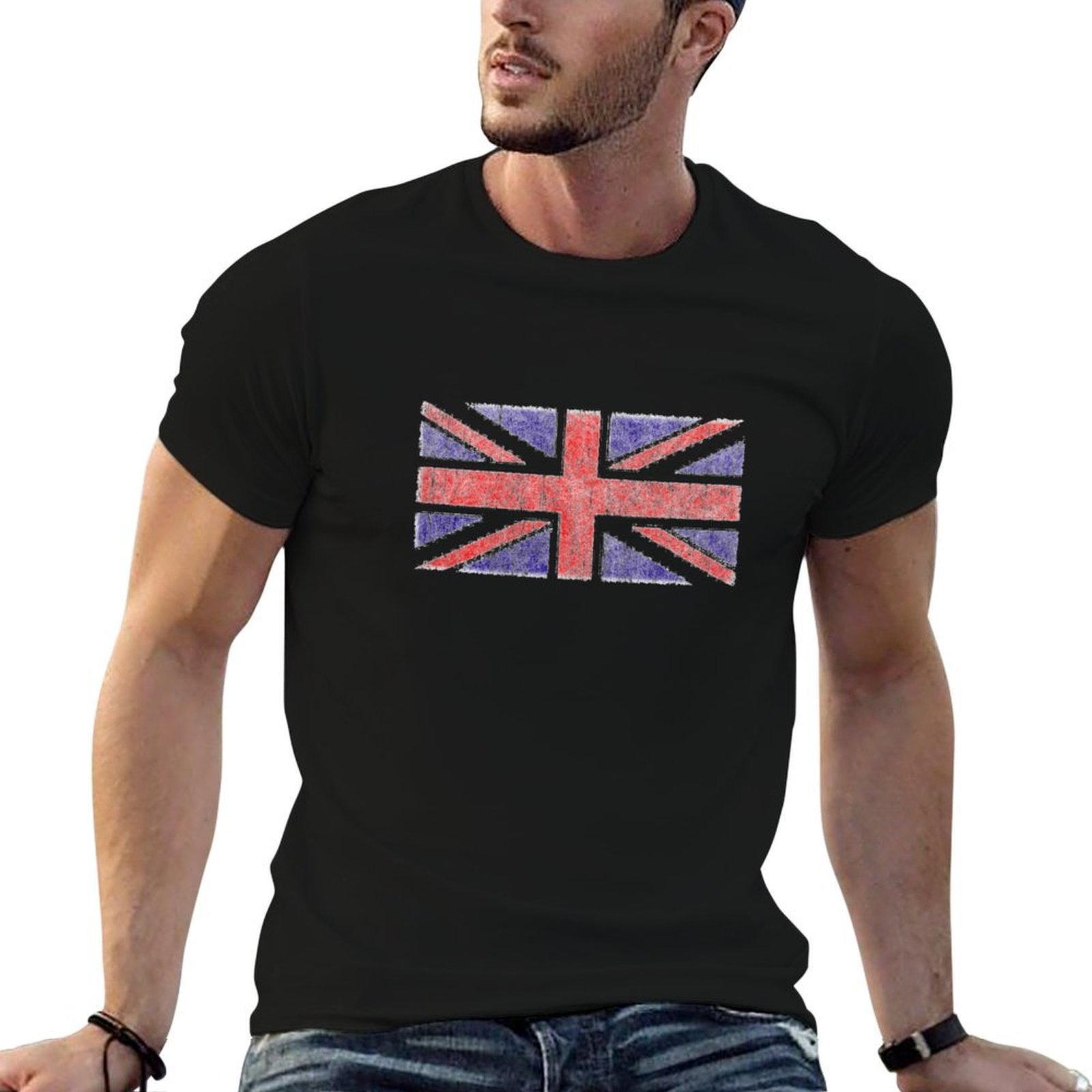 Vintage UK Union Jack Flag T-S - Union Lighting & Decor recension och pris