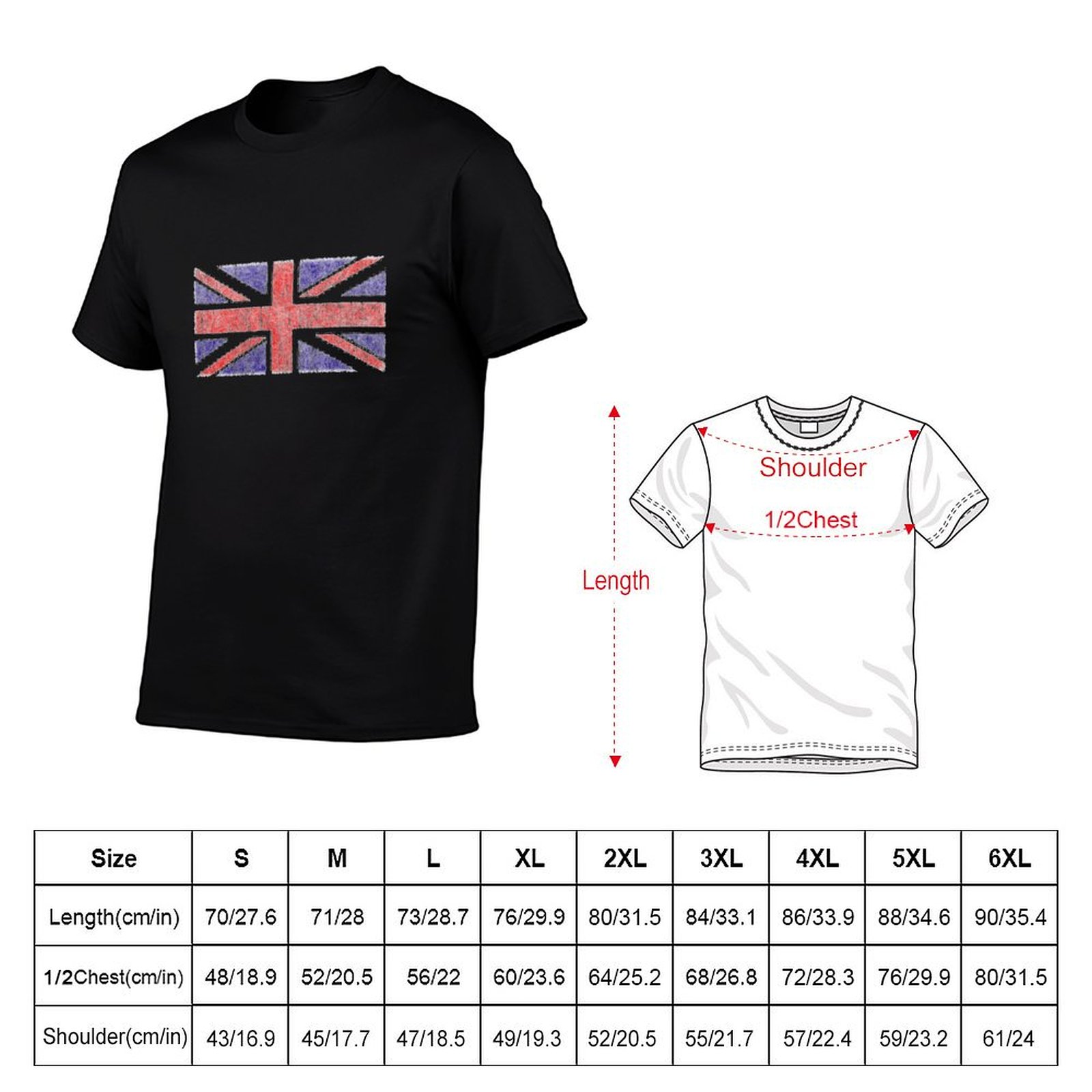 Vintage UK Union Jack Flag T-S - Union Lighting & Decor recension och pris