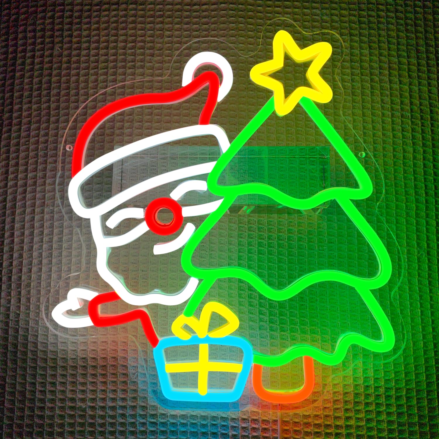 Santa Neon Sign for Wall Decor - Wall Decor Lighting Tree recension och pris