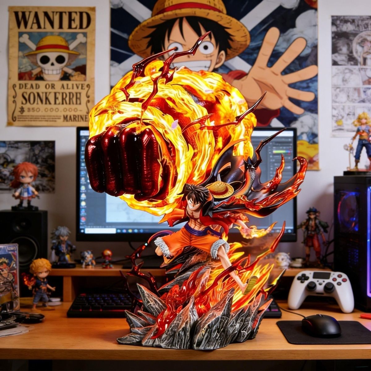 LZ Karmic Fire Luffy 35CM Ligh - Lighting Home Decor Products recension och pris