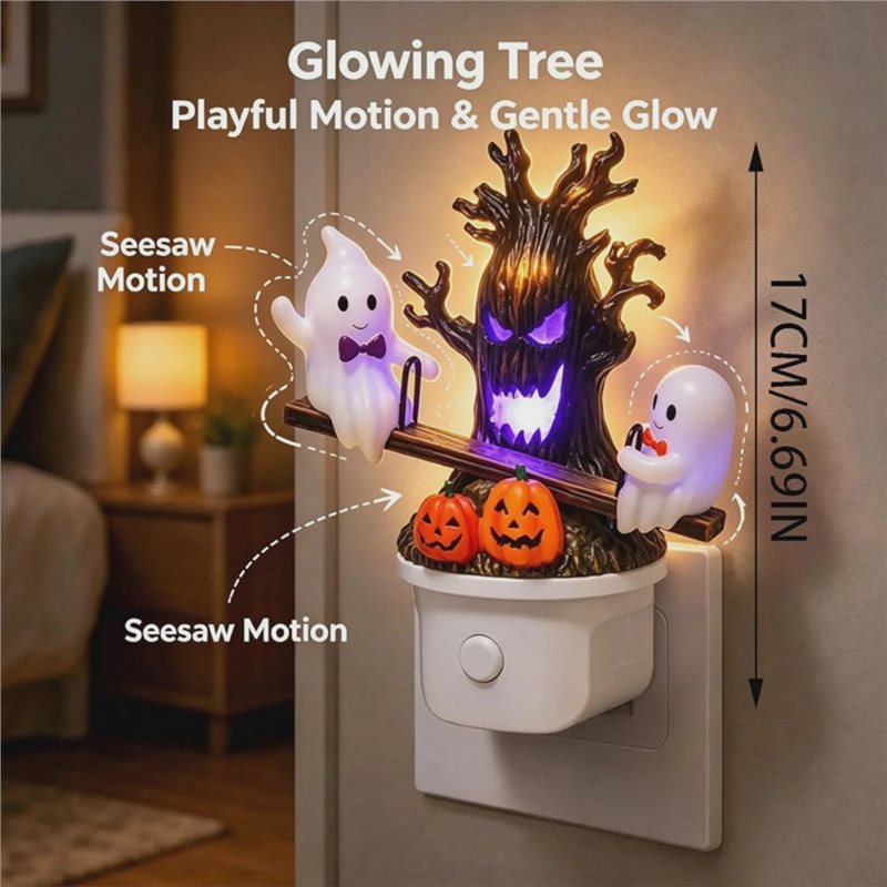 YANA50I Halloween Decor For Be - Wall Decor Lighting Tree recension och pris