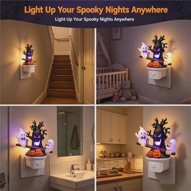 YANA50I Halloween Decor For Be - Wall Decor Lighting Tree recension och pris