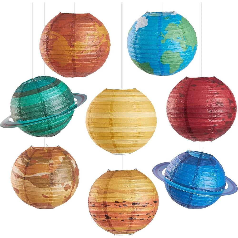Foldable Hanging Planet Paper  - Lantern Paper Solar recension och pris