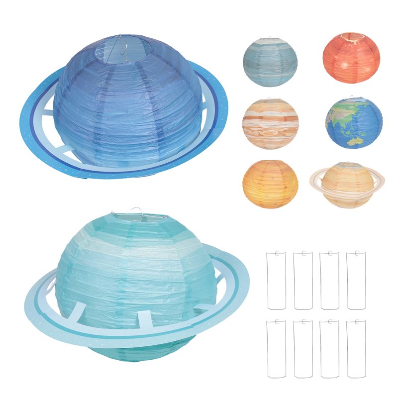 A93Z 8Pcs Space Paper Lanterns - Lantern Paper Solar recension och pris