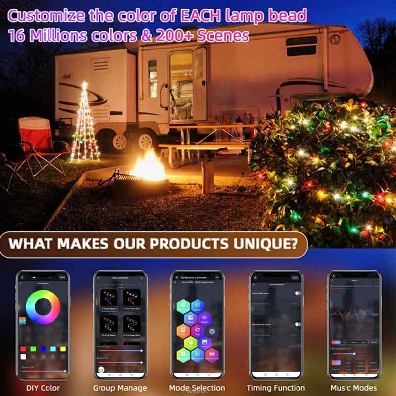 Bluetooth LED String Lights US - Decor Lighting Address recension och pris