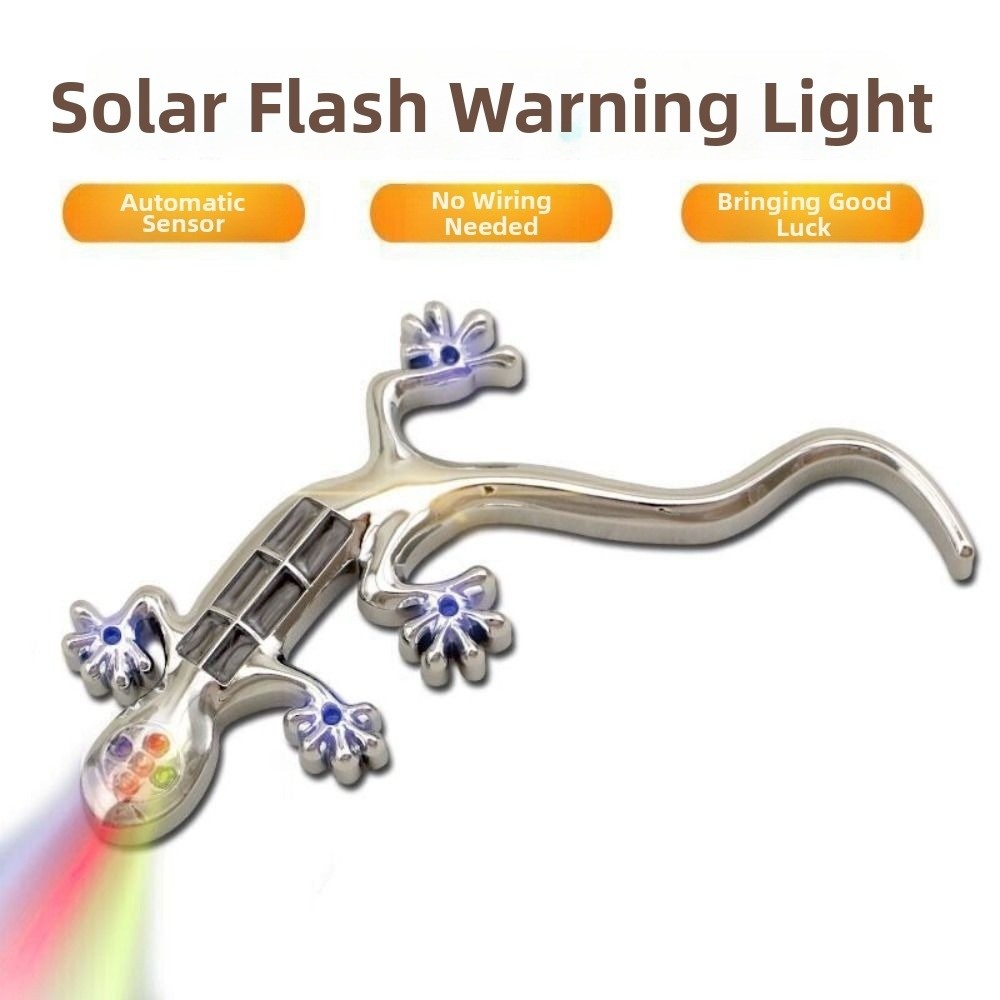 New Gecko Shape Solar Warning  - Gecko Lighting & Decor recension och pris