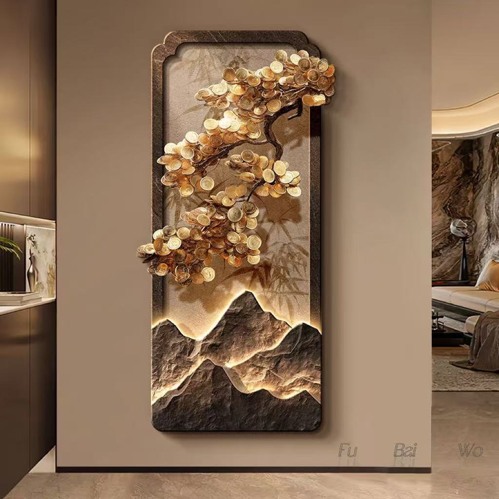 New Chinese style luxury tree  - Wall Decor Lighting Tree recension och pris