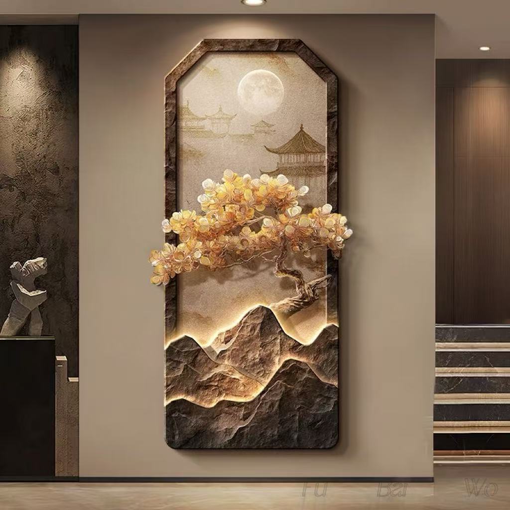 New Chinese style luxury tree  - Wall Decor Lighting Tree recension och pris