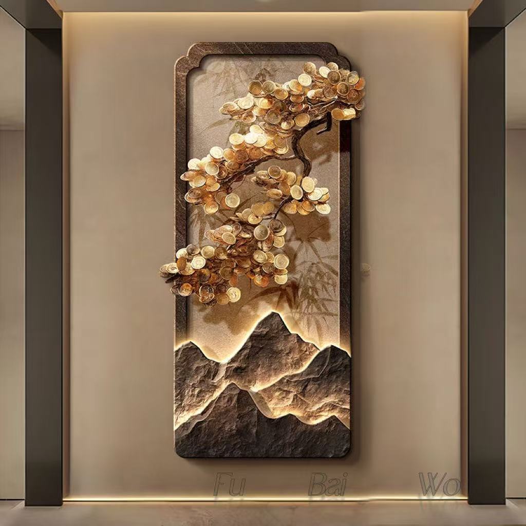 New Chinese style luxury tree  - Wall Decor Lighting Tree recension och pris