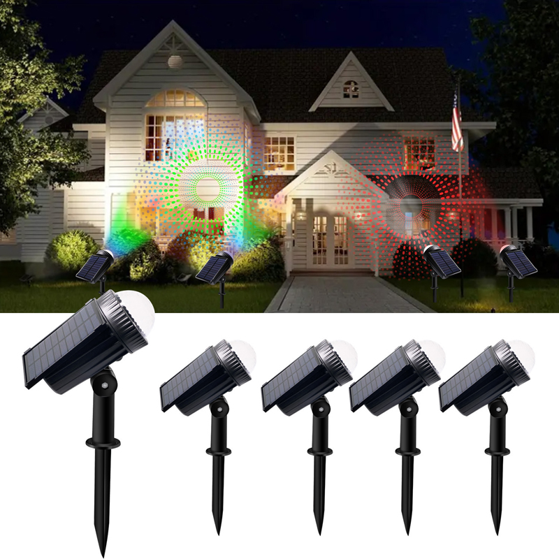Outdoor Solar Projection Drip  - Wall Decor Lighting Tree recension och pris