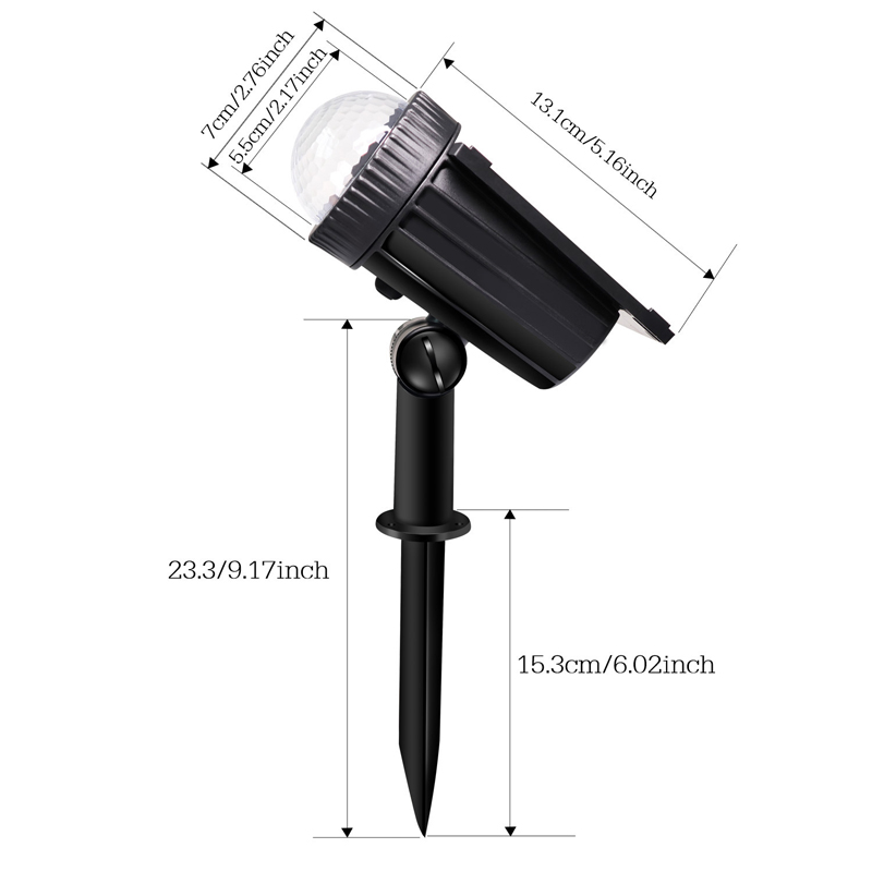Outdoor Solar Projection Drip  - Wall Decor Lighting Tree recension och pris
