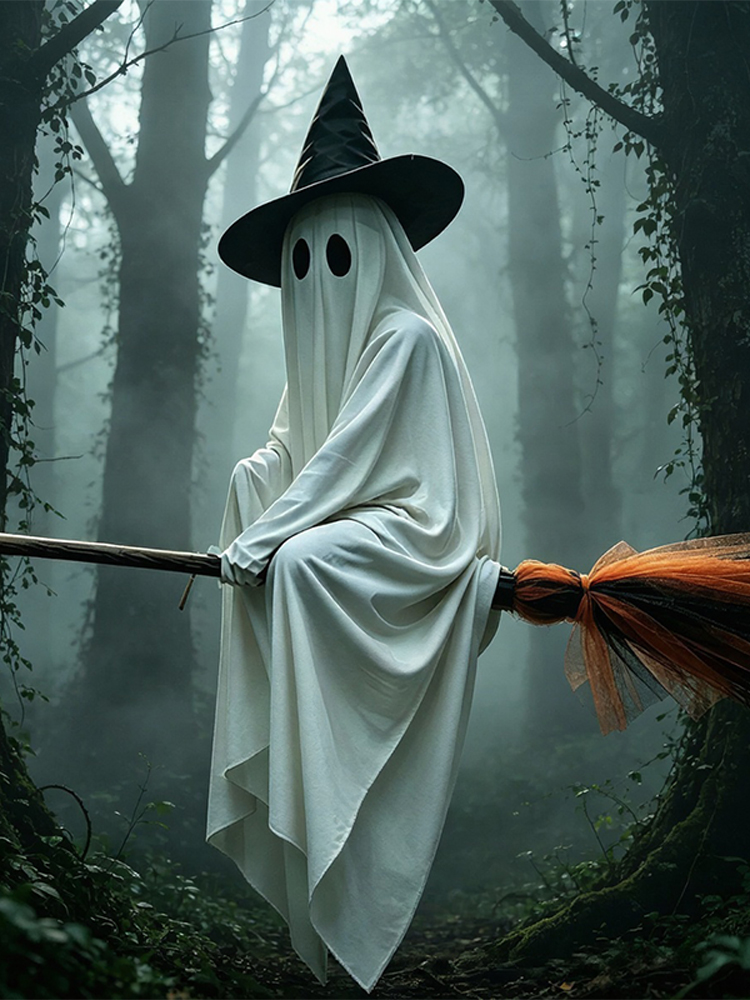 Halloween Flying Brooms And Gh - Lighting Decor House recension och pris