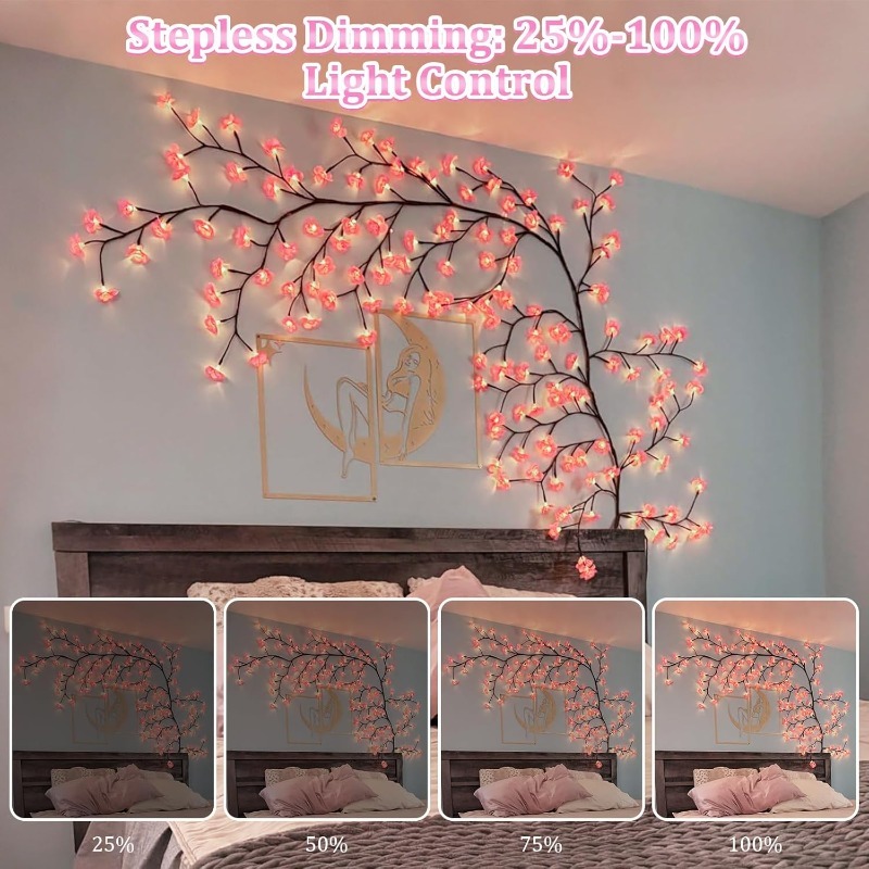 LED Cherry Blossom Tree Branch - Wall Decor Lighting Tree recension och pris