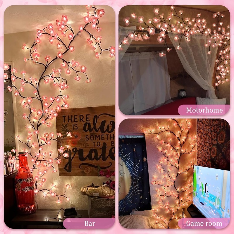 LED Cherry Blossom Tree Branch - Wall Decor Lighting Tree recension och pris