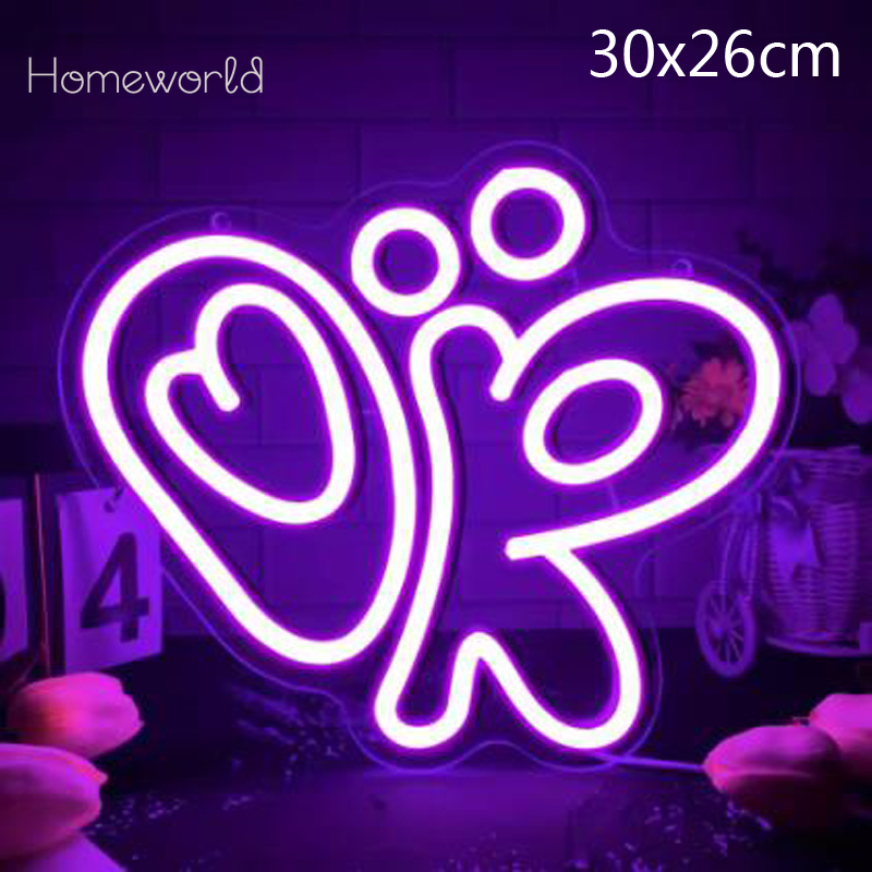 Olivia OK Neon Signs USB Power - Ok Lighting Decor recension och pris