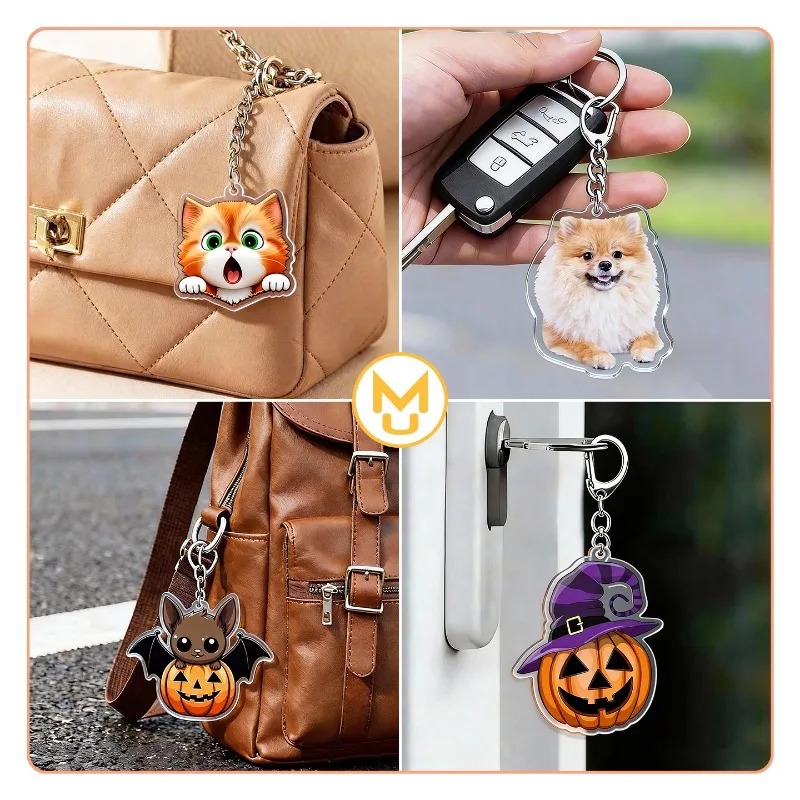Three Chimpanzee Heads Keyring - Union Lighting & Decor recension och pris