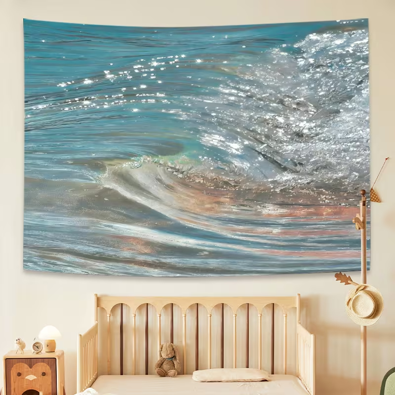 VIKAMA Oil Painting Style Wave - Lighting Home Decor Products recension och pris