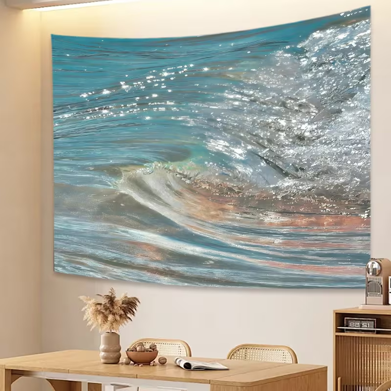 VIKAMA Oil Painting Style Wave - Lighting Home Decor Products recension och pris