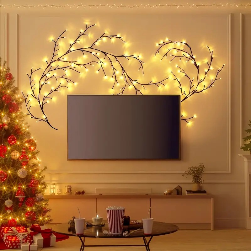 144 LEDs String Light Tree Bra - Wall Decor Lighting Tree recension och pris