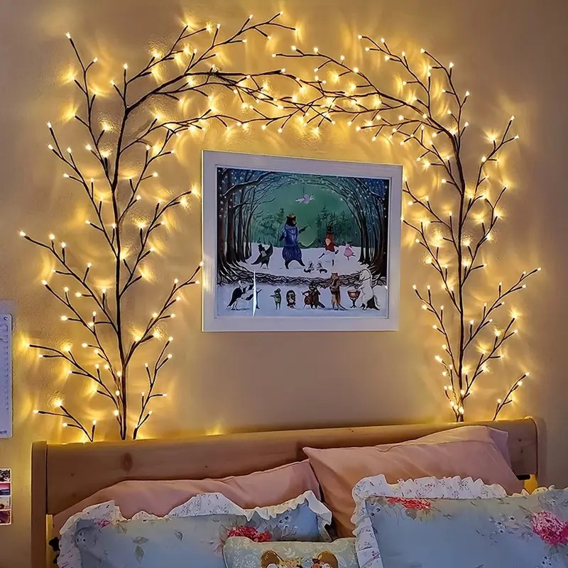 144 LEDs String Light Tree Bra - Wall Decor Lighting Tree recension och pris