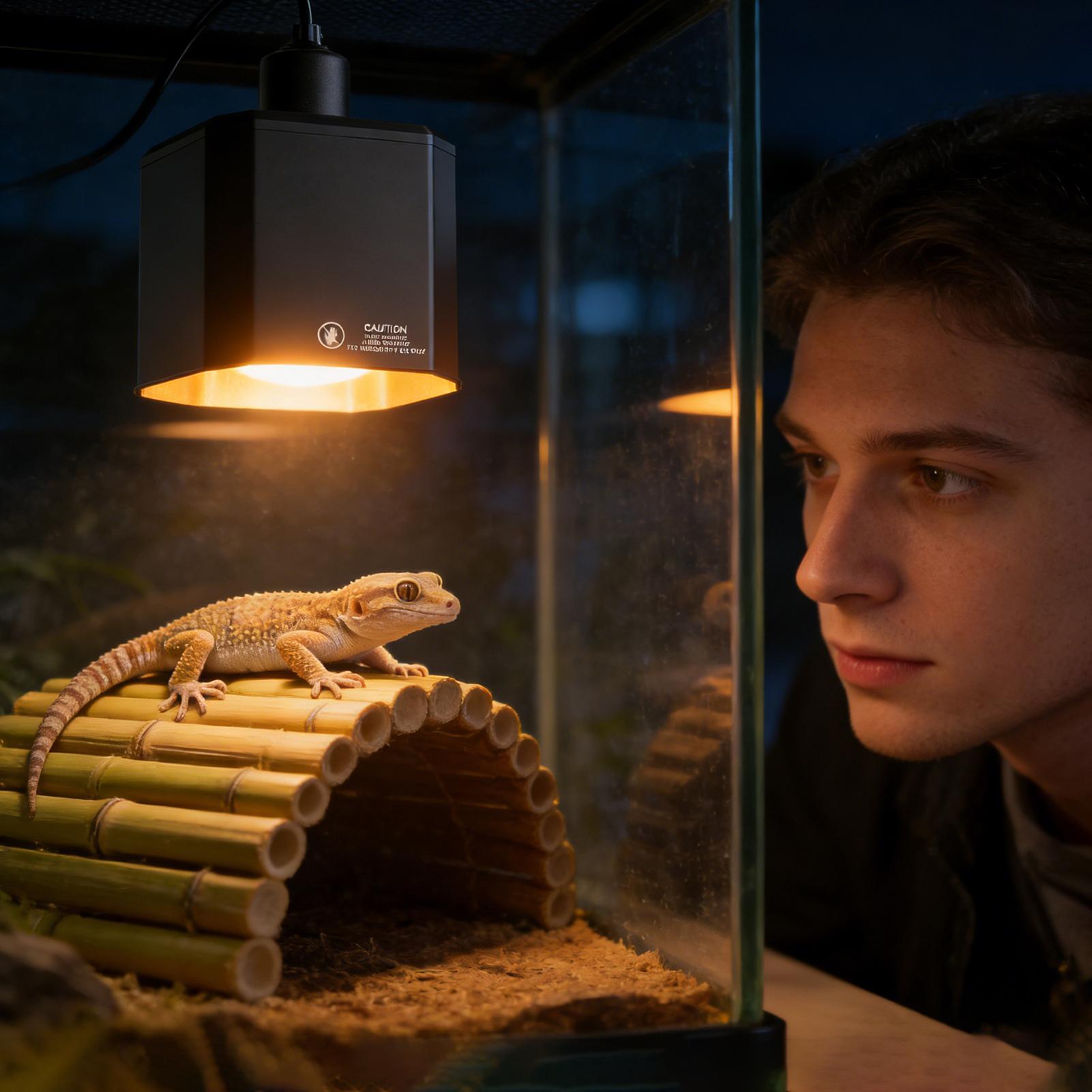 Reptile Heat Lamp Fixture Rept - Gecko Lighting & Decor recension och pris