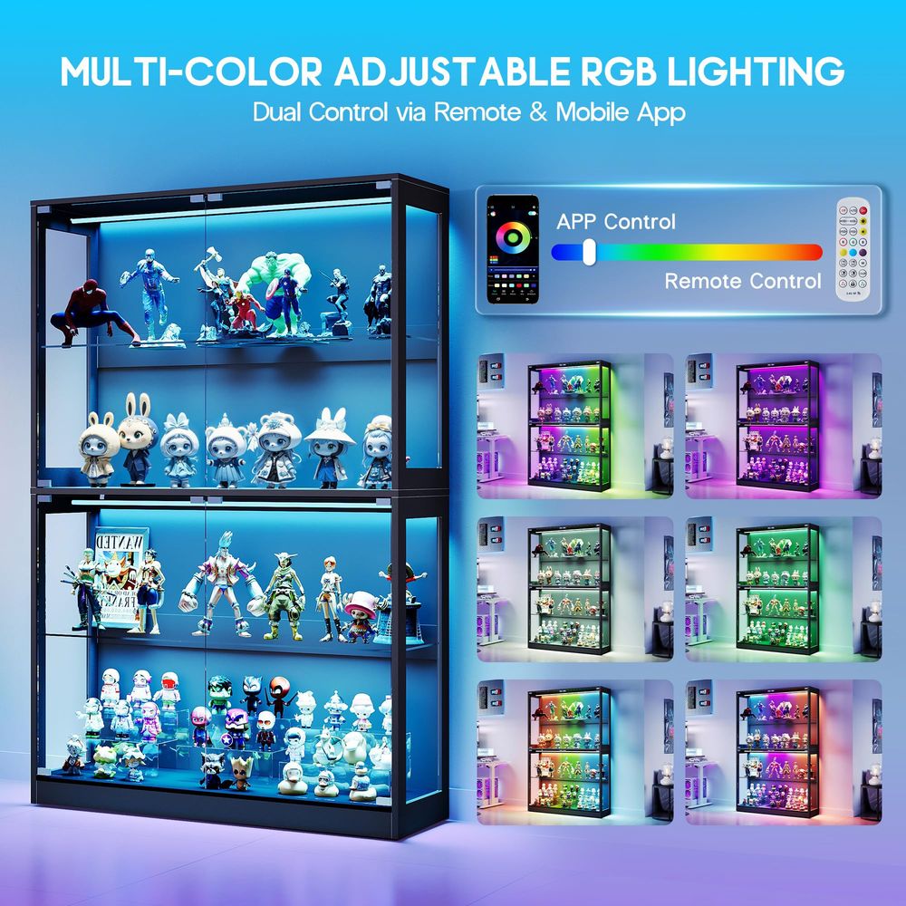 Cabinet with LED Light Strips, - Lighting & Home Decor Studio Photos recension och pris