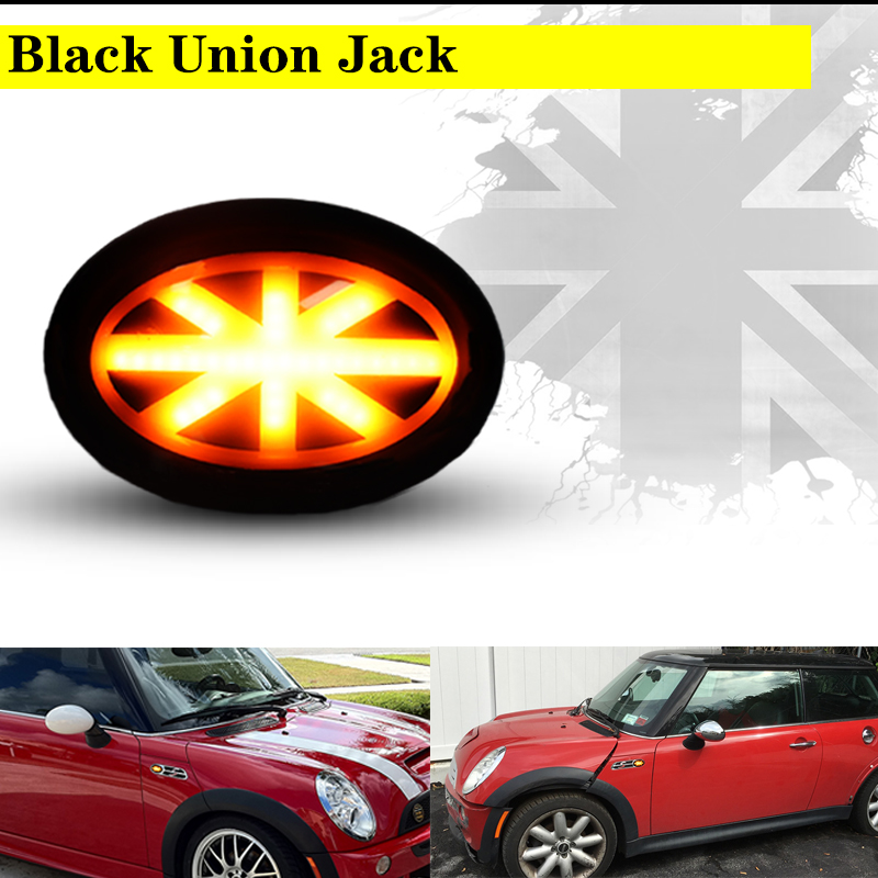2PCS Union Jack Smoked Lens Am - Union Lighting & Decor recension och pris