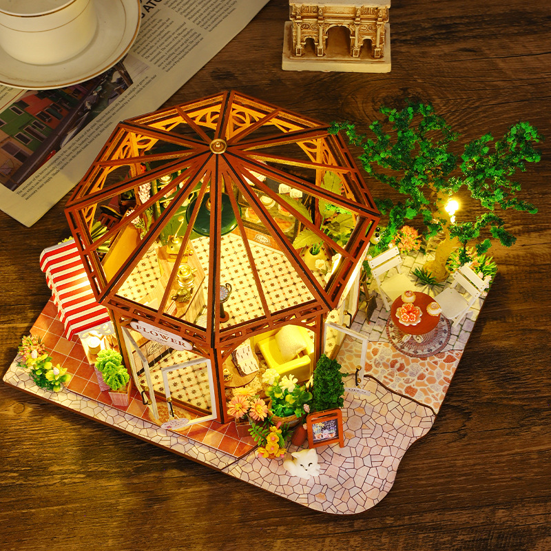 DIY Wooden Miniature Model Kit - Lighting Home Decor Products recension och pris