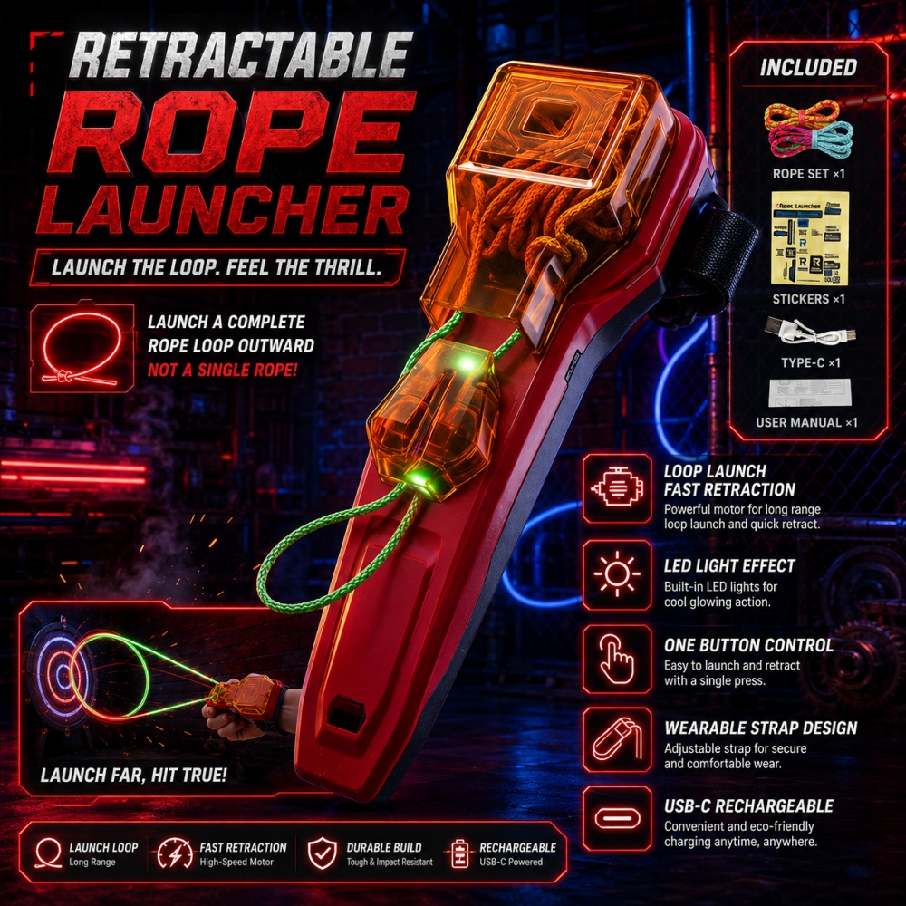 Rope Launcher Spider Web Shoot - Lighting & Home Decor Studio Photos recension och pris