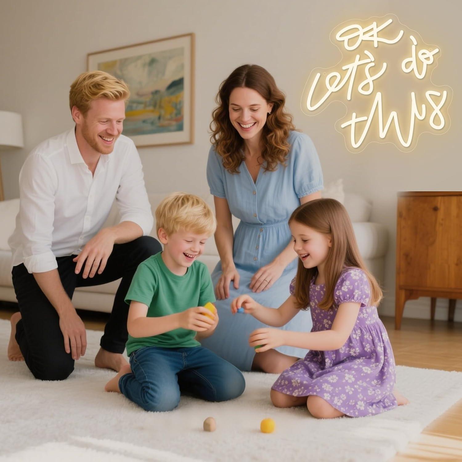 OK Let’s Do This Neon Sign Mot - Ok Lighting Decor recension och pris