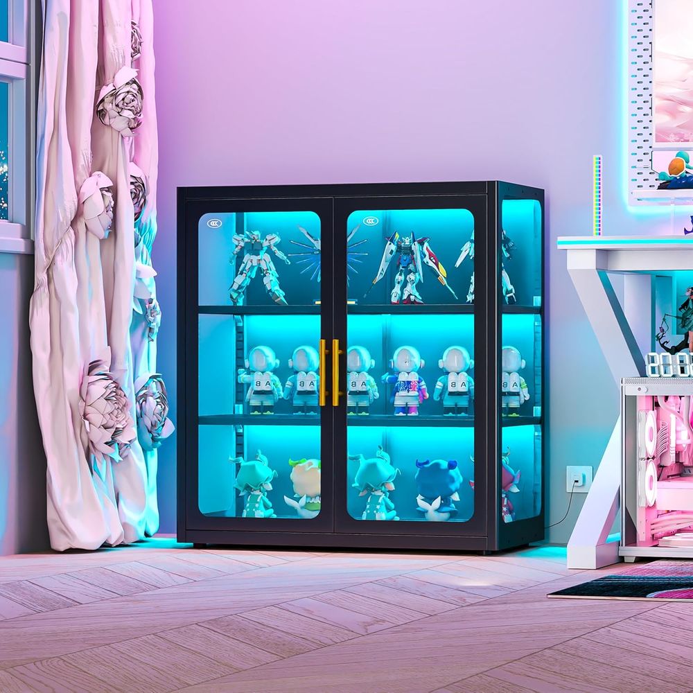 34 Tall Glass Door Display Cab - Lighting & Home Decor Studio Photos recension och pris