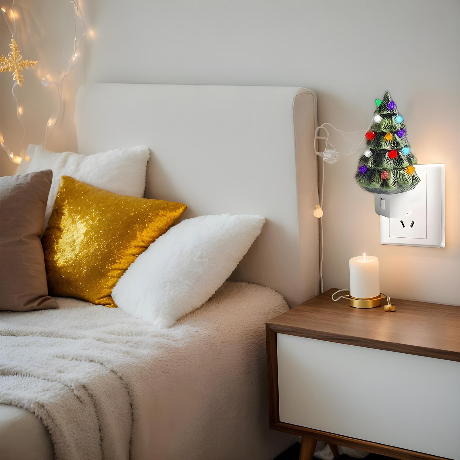 Christmas Tree Nightlight Retr - Wall Decor Lighting Tree recension och pris