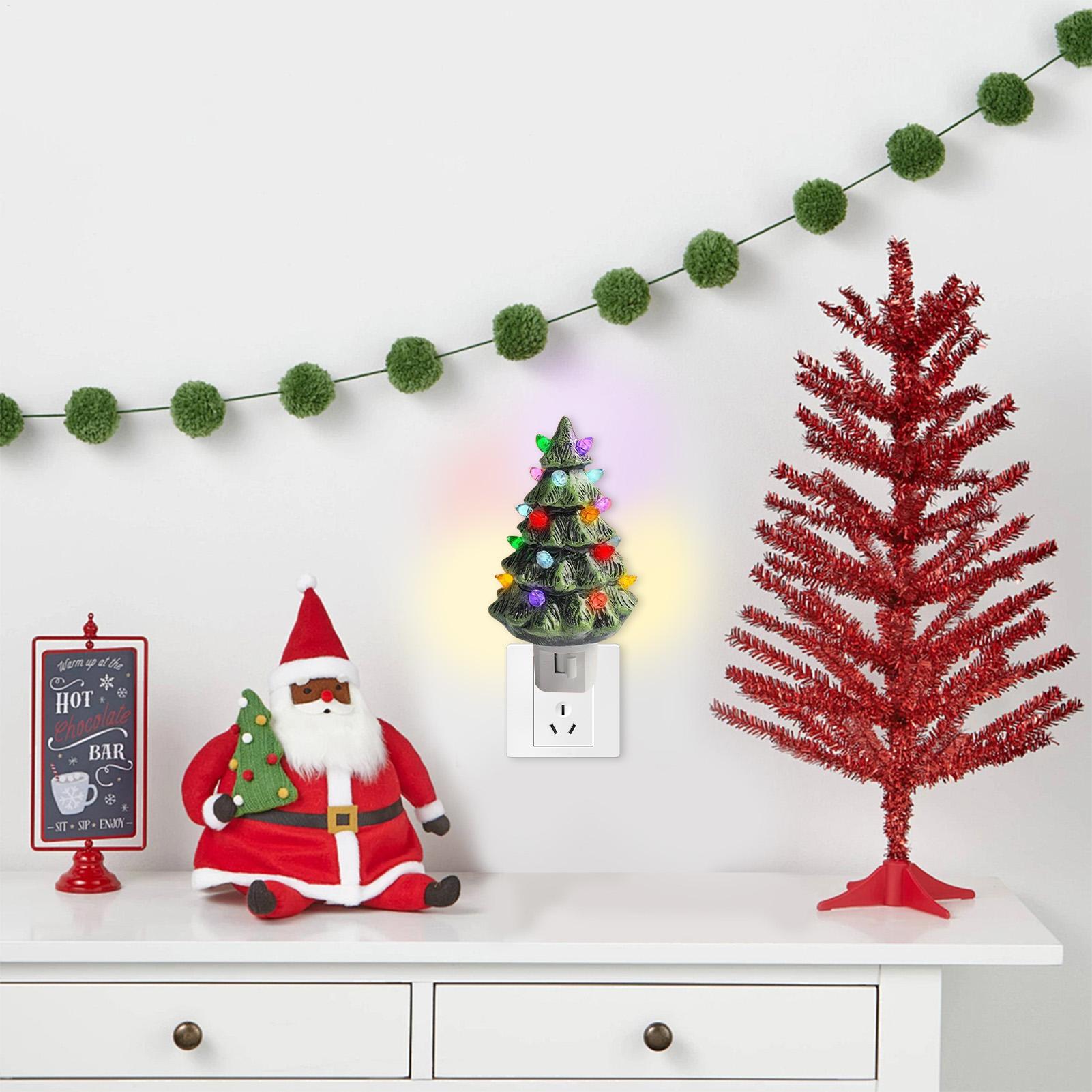 Christmas Tree Nightlight Retr - Wall Decor Lighting Tree recension och pris