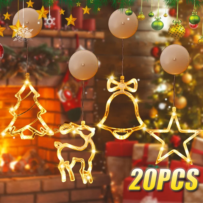 1-20PCS LED Christmas Suction  - Wall Decor Lighting Tree recension och pris